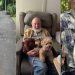 Dog Always Runs to the Man Who Wanted Company When She Met Him as a Pup